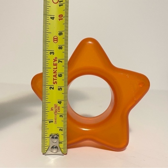 Fisher Price Sparkling Symphony Stacker Star Replacement Orange Vintage Y2K Toy - Picture 4 of 4